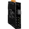 Multi-mode, SC Connector, 4-port 10/100 Mbps with 1 fiber port Switch with Power Input +12 VDC ~ +48 VDC (RoHS)ICP DAS